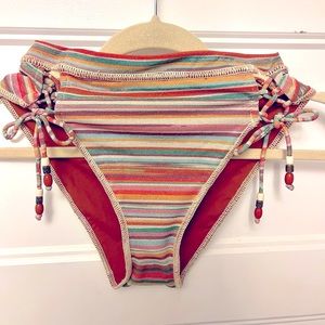 High waisted bikini bottom by Becca. Never worn